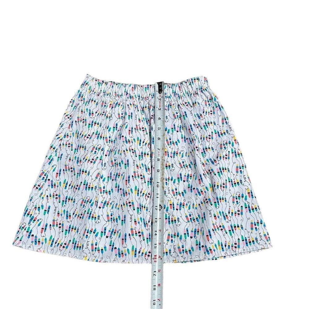Lilly Pulitzer Callie XS Mini Skirt Oh Buoy Fishing Lure Print Women's Short XS - Picture 3 of 7